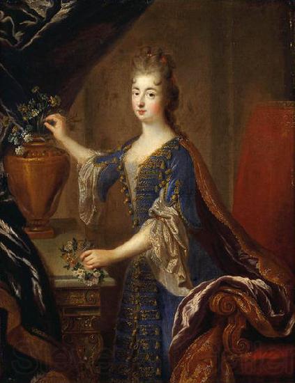 Francois de Troy Portrait of Marie Anne de Bourbon Germany oil painting art